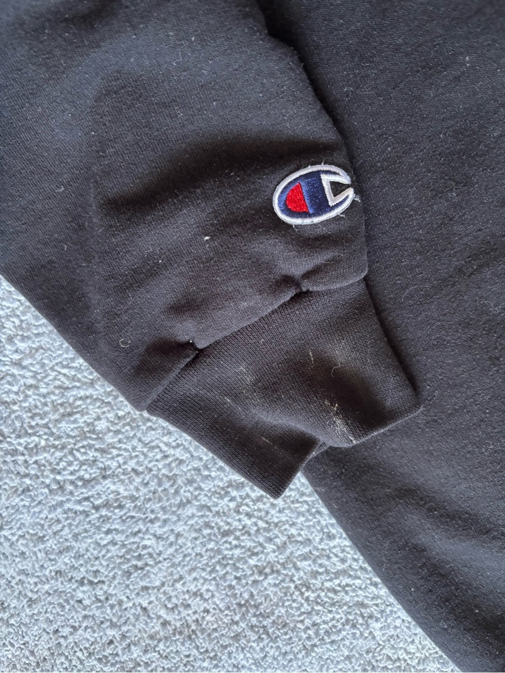 Champion Black Men's Crewneck Sweatshirt - Picture 14 of 14